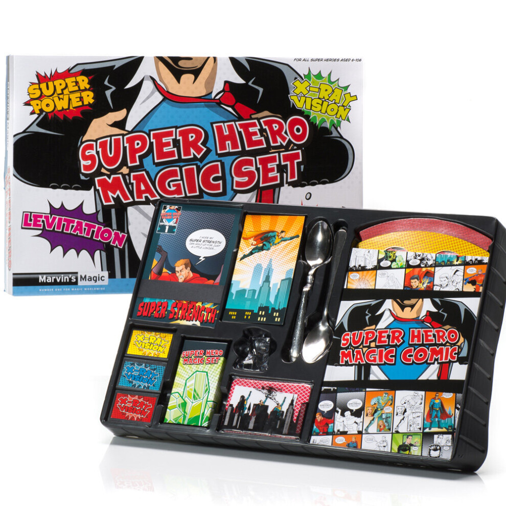 Marvin's Magic Super Hero Magic Tricks Set.