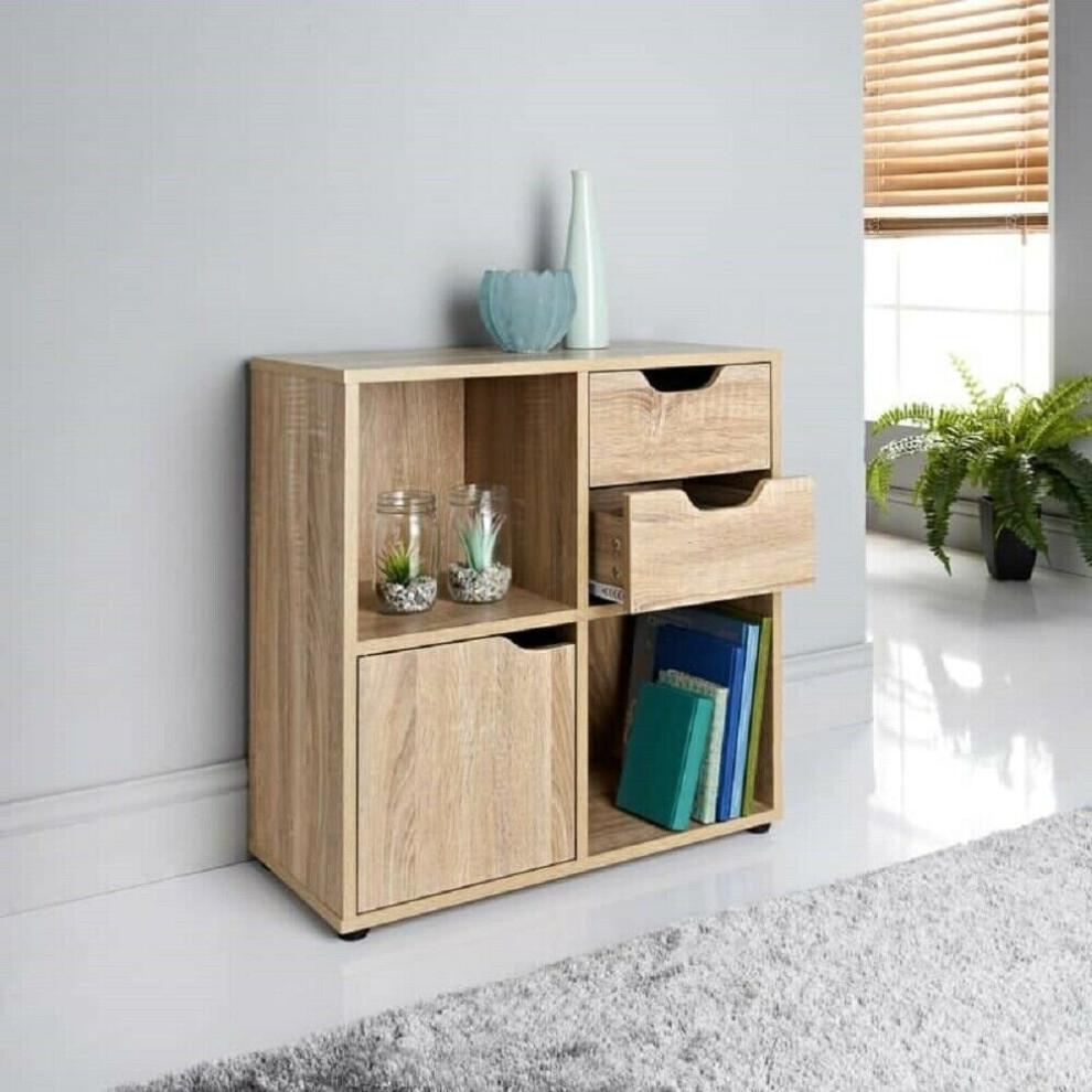 Spot On Dealz 4 Cube 2 Doors Shelving Unit Bookcases, Shelving & Storage G-0372
