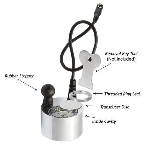 SPARES2GO Glass Opti-Myst Heater Disk Transducer M-011B for DIMPLEX Fire 2