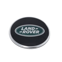 Land Rover Alloy Wheel Centre Caps Blackgreen Chrome 63Mm X4