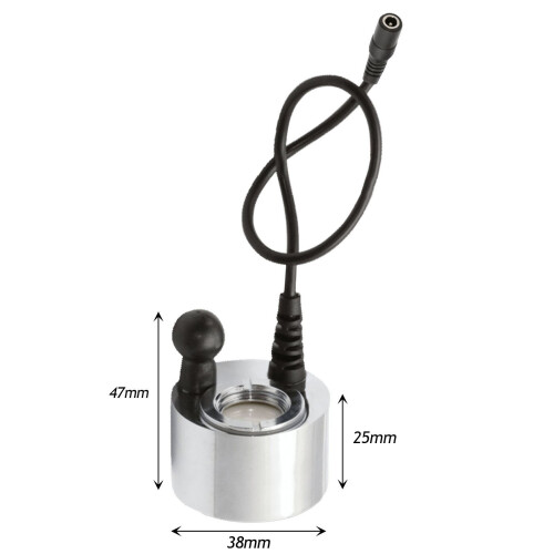 SPARES2GO Glass Opti-Myst Heater Disk Transducer M-011B for DIMPLEX Fire 1