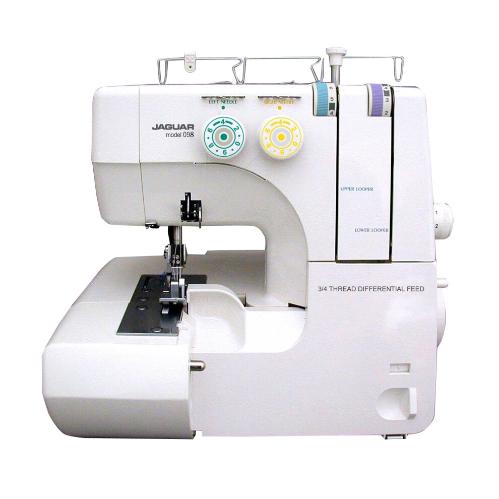 (Starter 098 - 3 or 4 Thread, with Differential Feed) Jaguar Overlocker Serger Sewing Machine
