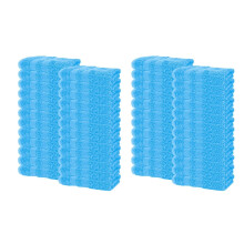 (sky Blue, Pack of 24) 48x Face Washcloths Flannels Soft Cotton Face cloths