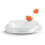 Bormioli Parma 18pc Square Dinner Service Set Opal Glass Dinnerware 8
