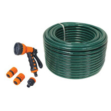 Faithfull Hose 50m with Fittings & Spray Gun 710391665024606