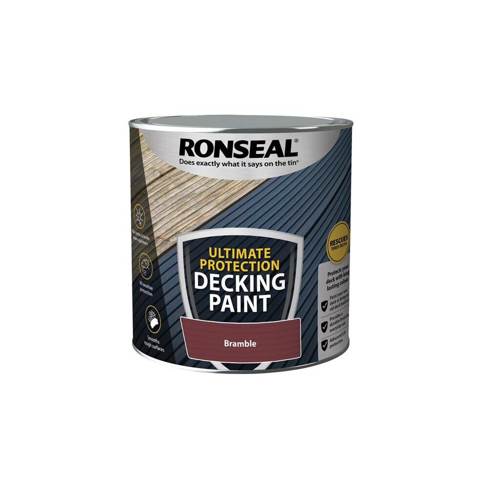 Ronseal Ultimate Protection Decking Paint Bramble 2.5 litre 39142