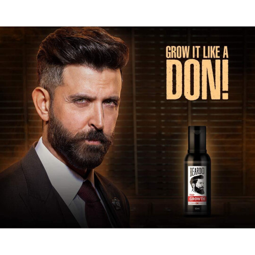 BEARDO Skägg- och Hårväxtolja 50ml 1