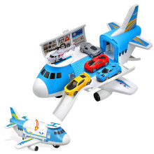 Transport Cargo DIY Plane Play Set with Ramp and Accessories Included - Fun Educational Toy for Kids