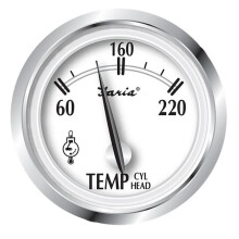 Faria Newport Ss 2" Cylinder Head Temperture Gauge W/Sender