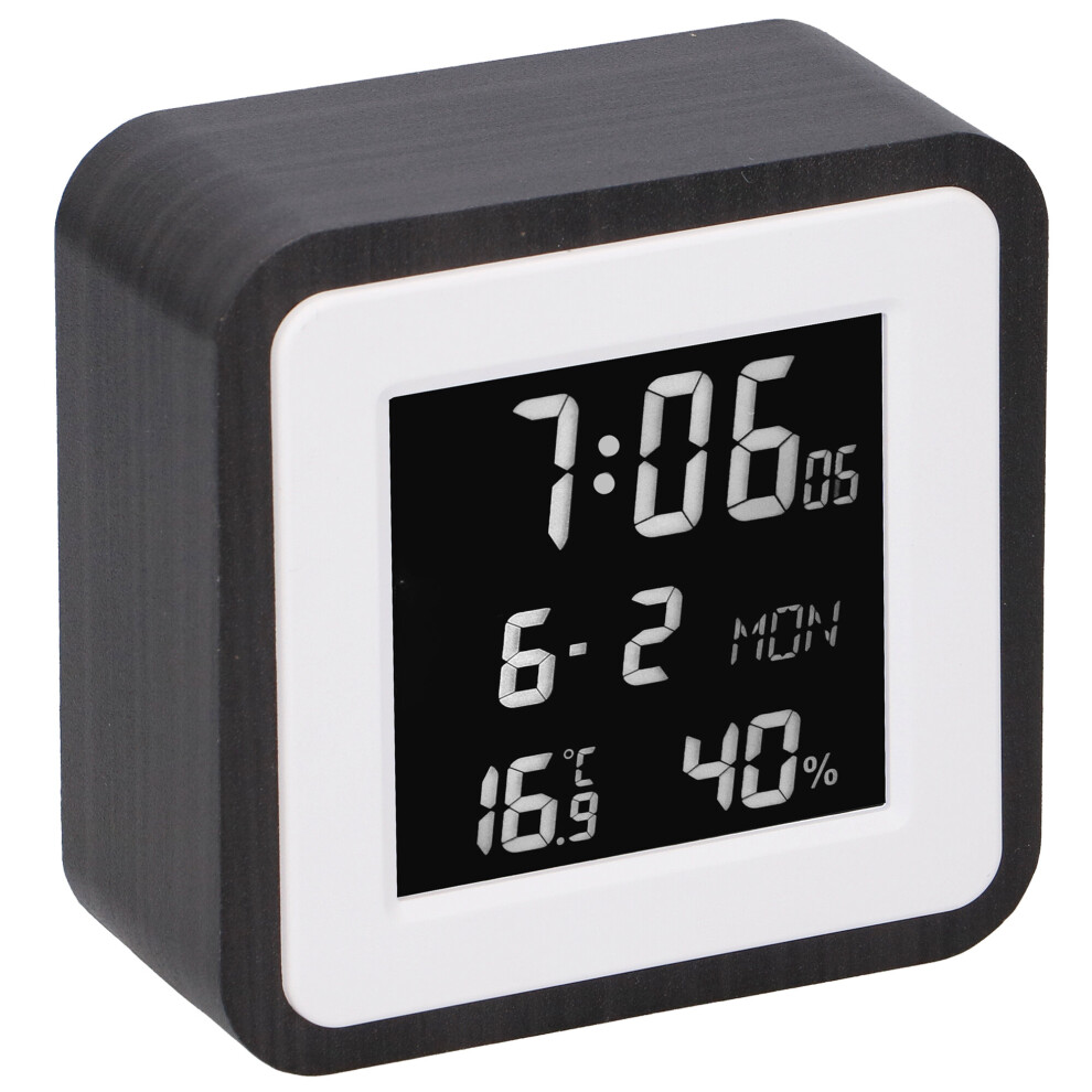 Wireless Digital LCD Weather Station Alarm Clock Calendar Thermometer