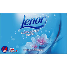 Lenor Spring Awakening Tumble Dryer Sheets, Pack of 3, 34 Sheets Each - Fresh Scent & Static Reduction