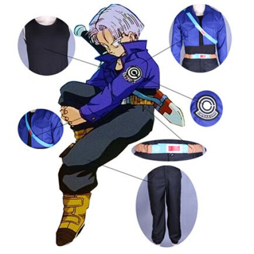 Dragon Ball Z Future Trunks Cosplay Costume 1