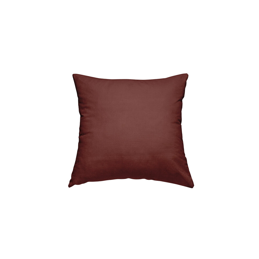 (Medium) Velour Fabric Soft Textured Ruby Red Pink Plain Cushions Piped Finish Handmade To Order-image-OPC-P7FDJDF-NEW
