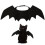 Pet Dog Cat Bat Vampire Halloween Costume Wing 4