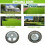 8 Inch Grass Strimmer Head Trimmer Brush Solid Steel Wire Wheel Garden 15