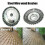 8 Inch Grass Strimmer Head Trimmer Brush Solid Steel Wire Wheel Garden 6