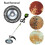 8 Inch Grass Strimmer Head Trimmer Brush Solid Steel Wire Wheel Garden 7