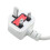 3M Switched Surge Protected Extension Lead Tower Multi Socket 4 USB 12