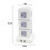 3M Switched Surge Protected Extension Lead Tower Multi Socket 4 USB 2
