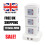 3M Switched Surge Protected Extension Lead Tower Multi Socket 4 USB 1