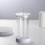 Clear Double Walled Cup with Lid and Straw Drinks Insulated 500ml 10