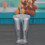 Clear Double Walled Cup with Lid and Straw Drinks Insulated 500ml 11