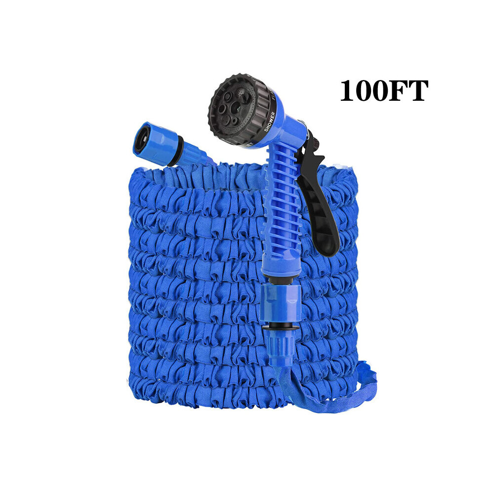 (150FT) Garden Hose Pipe Watering Wash Extendable 50-200FT