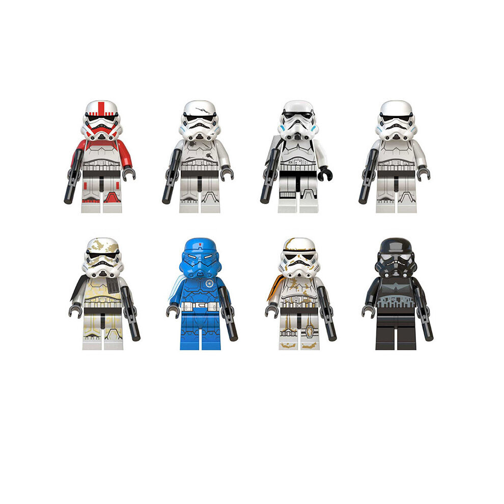 (WM6037 -No Box) Star Wars Clone Wars Fit Lego Minifigures Jesse Rex Cody Toy Collection