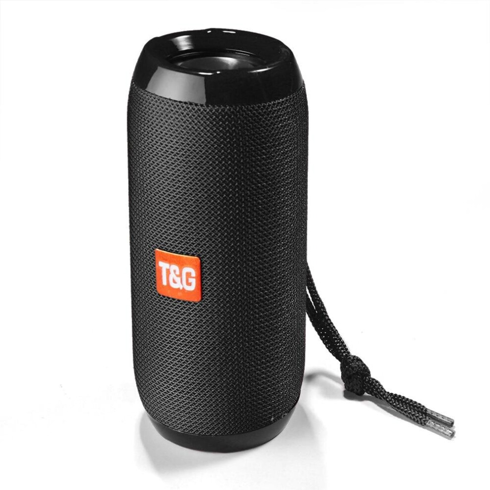 (Tg117 China) ,Bluetooth Speaker, Wireless Bass Column Portable Speakers, Waterproof, Outdoor, Loudspeaker, Sound Box Black 3503942790116