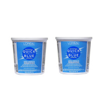 ((2pks) L'Oreal Quick Blue Bleach 16oz) L'Oreal HiColor H1 Coolest Brown