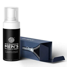 Skin Elements Gel Lavant Intime pour Hommes | Gel Moussant Équilibré pH avec Huile d'Arbre à Thé | 4.05 fl. oz.