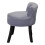 Living And Home (Light Grey) Velvet Dressing Table Chair Vanity Stool Piano Stools 3