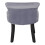 Living And Home (Light Grey) Velvet Dressing Table Chair Vanity Stool Piano Stools 4