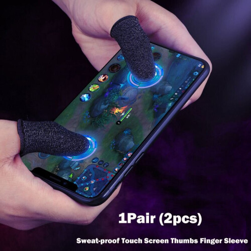 Sweat-proof Touch Screen Finger Sleeve Game Gloves 2