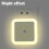 2x LED Night Light Plug In Energy Saving Nursery Baby Safety Automatic 8