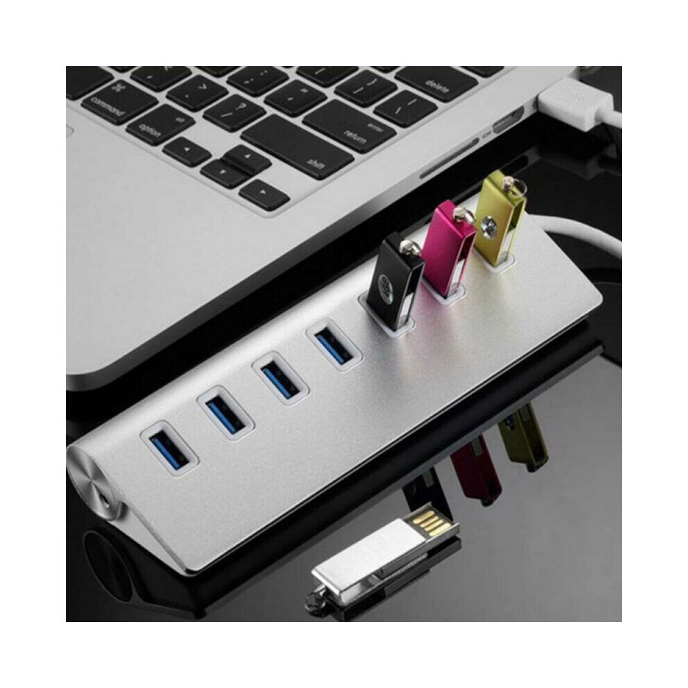 Portable Multifuntion 7-Port Usb 3.0 Hub Adapter For Pc Laptop Notebook Desktop 699346194445