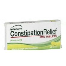 Galpharm Constipation relief tablets 20 x 5= 100 tablets