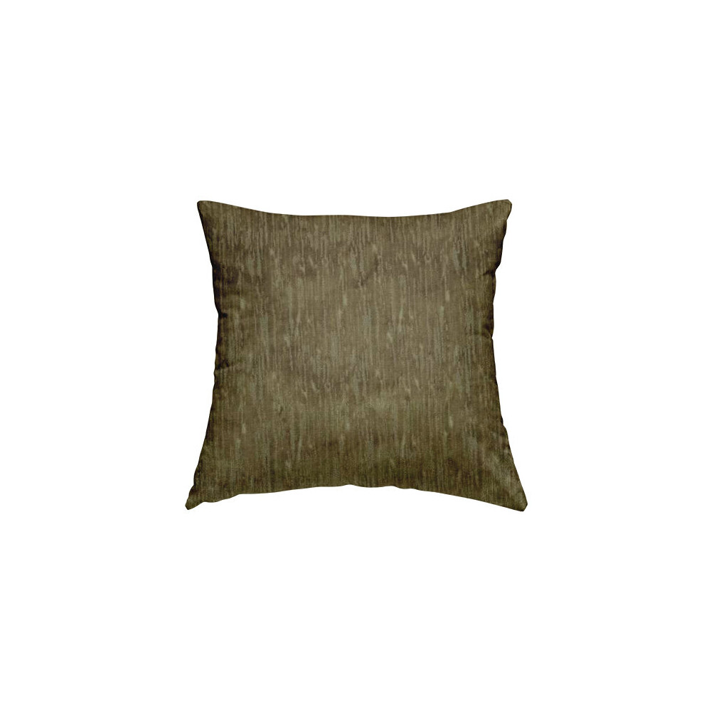 (Small) Velvet Fabric Soft Textured Brown Plain Cushions Piped Finish Handmade To Order-image-OPC-P7FMWB6-NEW