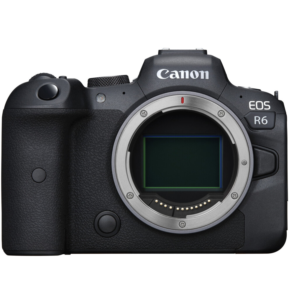 Canon EOS R6 Full-Frame Mirrorless Camera with 4K Video, Full-Frame CMOS Senor, DIGIC X Image Processor, Dual UHS-II SD Memory Card Slots, and Up to