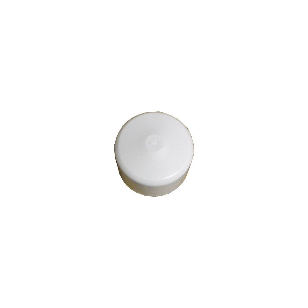 Plastica 1.5In End Cap White Pack Of 10 5055672100430