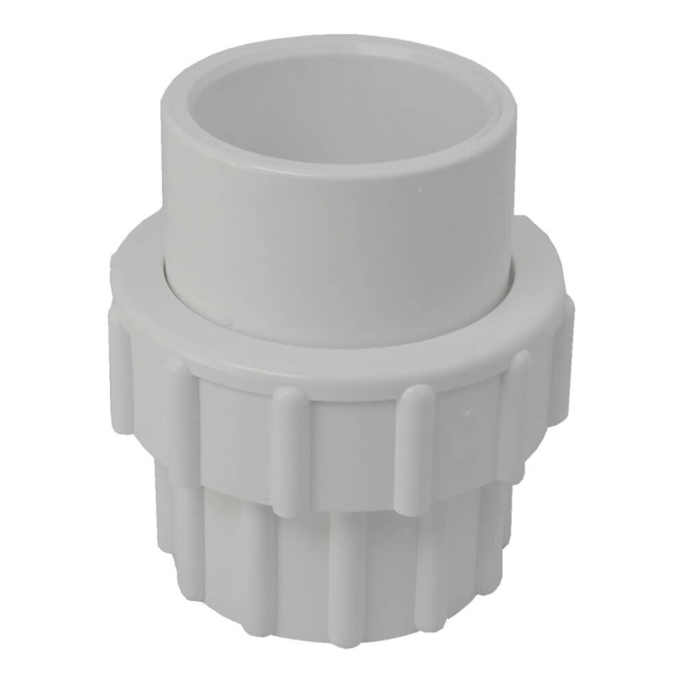 Plastica 2In Socket Union P P White Pack Of 5 5055672100577