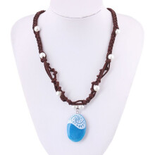 (No Luminous) Moana Necklace Cosplay Princess Heart Necklaces