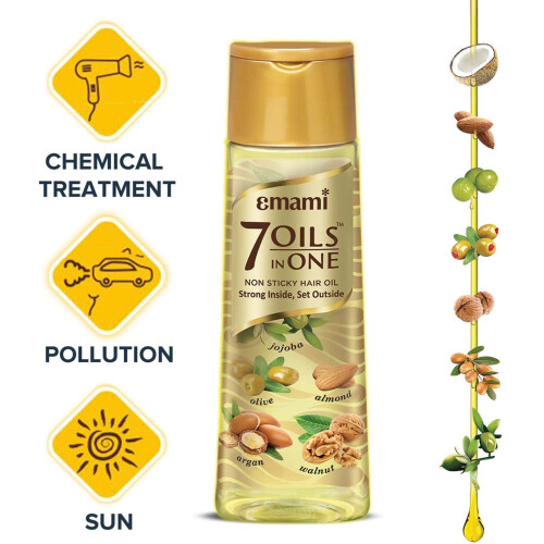 (Pack of 3) Emami 7 Oils in One 100ml 1