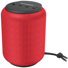 (Red) Bluetooth speakers 5.0, Tronsmart T6 Mini 15W Wireless Portable Outdoor Speaker with 24 Hrs Playtime, 360° TWS Stereo Sound, Extra Bass