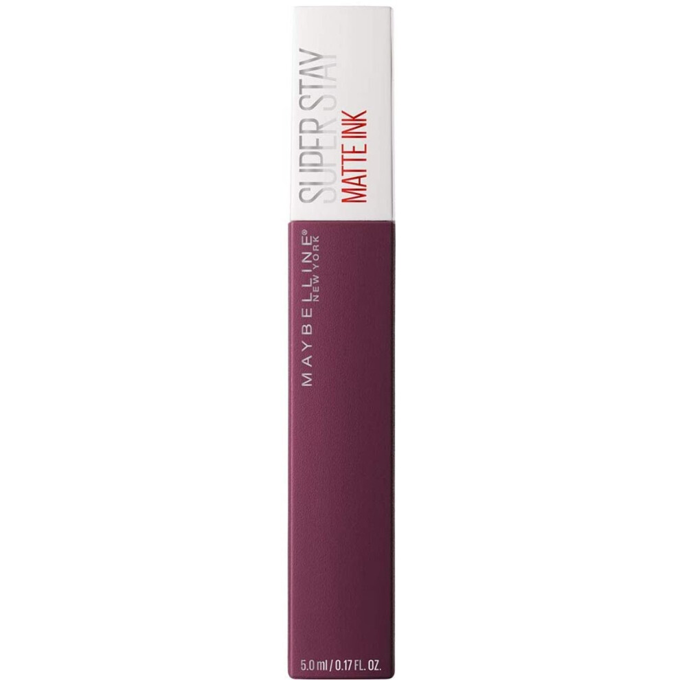 Maybelline Superstay Matte Ink Longlasting Liquid, Plum Purple Lipstick, Up to 12 Hour Wear, Non Drying, 40 Believer