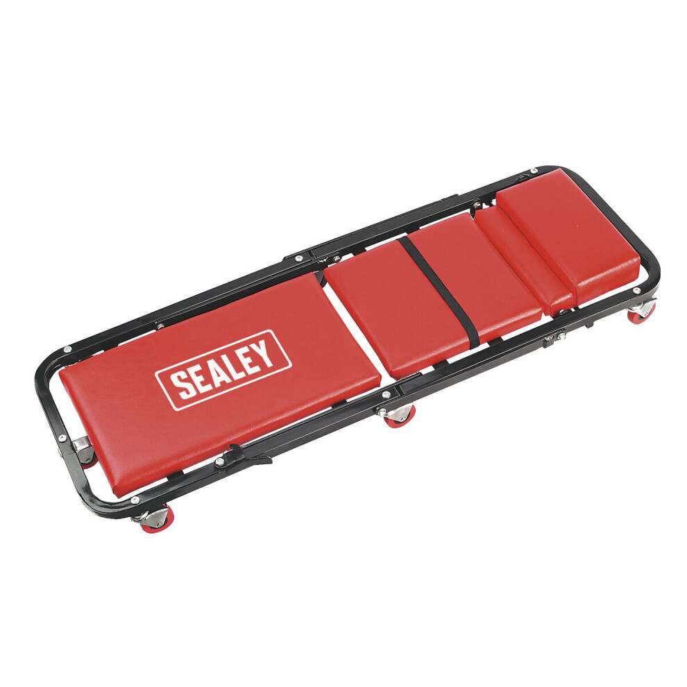 Sealey Scr79 Creeper/Seat Steel With 7 Wheels And Adjustable Head Rest 5024209543378