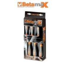 Beta 012930401 1293 /D6 6pc Screwdrivers For Cross Phillips & Slotted Screws
