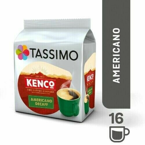 Tassimo Kenco Americano Decaf Coffee Pods, Pack Of 5, 80 Drinks on OnBuy