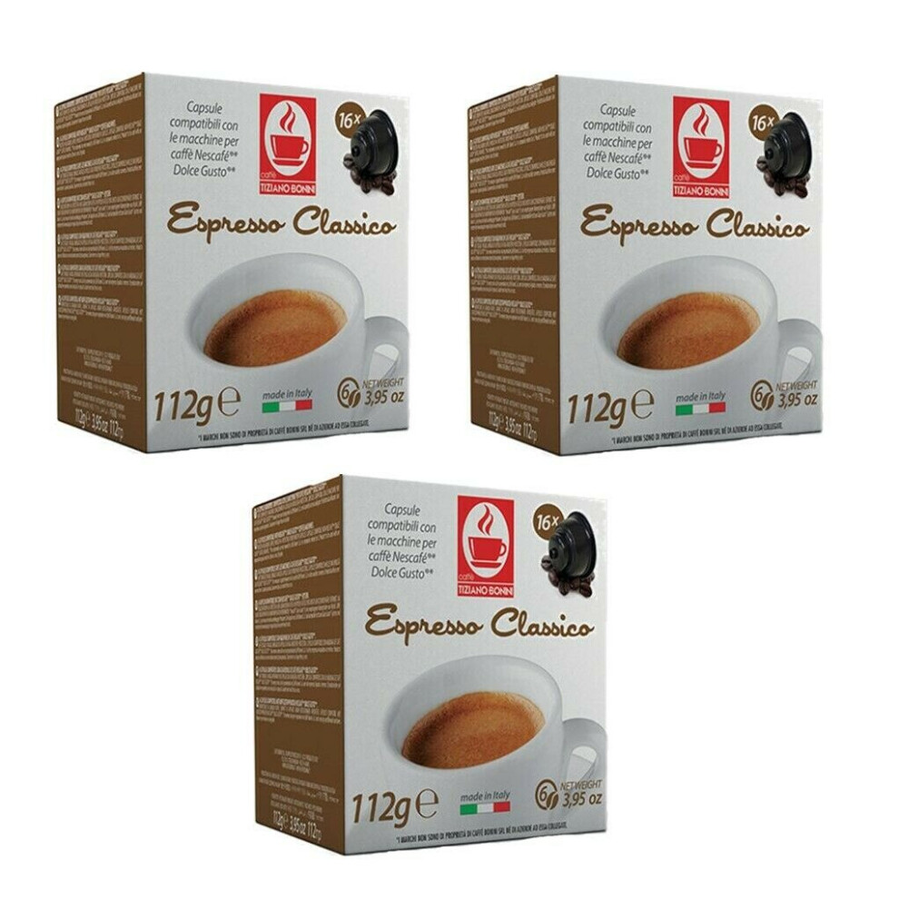 48 Dolce Gusto Compatible  Espresso Classico Coffee Pods Capsules: 48 Drinks!!