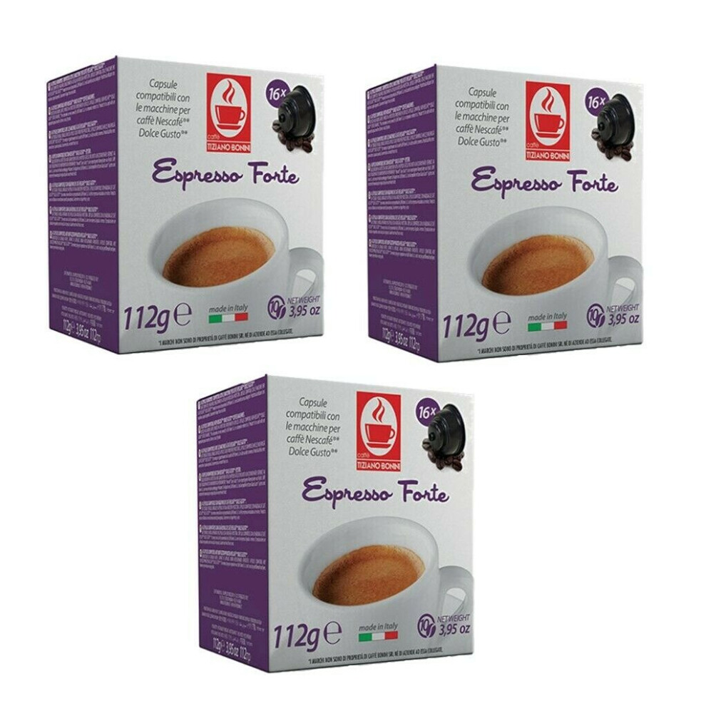 48 Dolce Gusto Compatible  Espresso Forte Coffee Pods Capsules: 48 Drinks!!